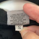 CP Shades  Black on Black Embroidered Top Small Photo 6