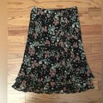Ralph Lauren - Brown and Pink Asymmetrical Midi Skirt Size 4 Photo 0