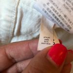 Madewell  white button front denim skirt size 24 Photo 7