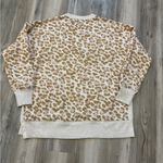 Aerie  Oversized Crewneck Sweatshirt Size small Animal Print Photo 1