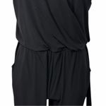 Nicole Miller Sleeveless Black Wrap Front Ankle Length Jumpsuit Women’s Size XL Photo 9