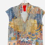 V Cristina Womens Short Sleeve Y2K Embellished Rhinestones Graphic Shirt S Orange Size undefined Photo 1