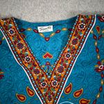 Sante Classics Kaftan Women's One Size Blue Bedazzled V Photo 1