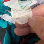 Jade Fashions tropical parrot print Hawaiian dress. Size‎ Medium, vintage Photo 5