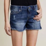 DL1961  Karlie Boyfriend Denim Jean Shorts size 34 Photo 0