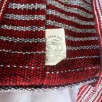 Backpack Cozumel LA CASA DEL SARAPE Red Gray Baja Mexican Knit Drawstring Photo 4