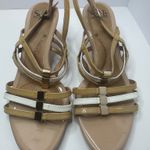 Sofft Comfort By Design Strappy Sandals Tan and White Size 9M Multiple Photo 1