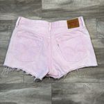 Levi's Levi Levi’s 501 Buttonfly Denim Jean Shorts PINK Photo 4