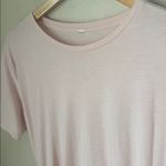 Alo Yoga ALO light pink lace up side t shirt Photo 4