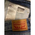 Levi's 721 High Rise Skinny Jeans Fringe Cuff Cowgirl Western Blue Collar Boho Photo 5
