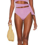 Maaji Limited Edition Stunning Reversible One Piece Swimsuit in Purple Floral Medium Photo 0