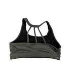 Reebok  sports bra gray size medium branded bra strappy back Photo 1