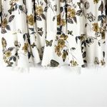 Free People  Pebble Crepe So Fine Long Sleeves Smocked Floral BohoTunic Top XS Photo 12