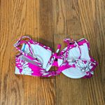 California Waves  Tropical Pink‎ Bikini Top S NWOT Swimsuit Bathing suit Beach Photo 2