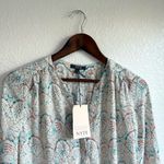 NYDJ NEW Womens Shirt Pin-tuck Blouse Dream Catcher Print Size Small Photo 2