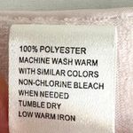 Loti Fashion Smocked Robe Full Zip Light Pink Terrycloth Housecoat Embroidered Size M Photo 13