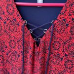 Susan Graver  size L boho lace front double knit dress. Photo 5