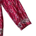 Kaktus Linen Blend Cropped Pants Pink Size M Photo 5