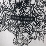 Earth Positive Rottnest Island Friendly Quokka White Women's Sz M Organic Cotton Size M Photo 3