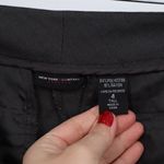 New York & Company Dress Pants Womens 4 Black Stretch Slash Pockets Wide Leg Photo 2