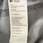 FIGS Kade Cargo Grey Medical Scrub Pants w/Teal Drawstring Size Small Photo 2