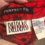 Bill Blass Vintage 90’s Bill brass red floral jeans 14 bohemian Photo 4