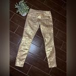Robin’s Jeans gold on gold Animal print jeans sz 30 Photo 5