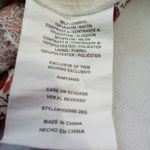 Hint of Mint  womens‎ medium bohemian lace knit orange white floral sleeveless Photo 7