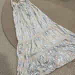 Mossimo Supply Co White and silver tiered maxi dress Photo 6