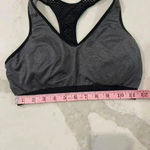 Reebok Wireless Racerback Padded Gray Sports Bra Women's Small Mesh Back Workout Photo 5