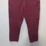 Blair Women's Casual Comfortable Pants Size 16PT Stretch Red Elastic Waist Photo 2