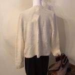 Faded Glory  NWT size large  beautiful cream cardigan with jeweled clasp Photo 2