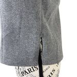 Strapless Crop Top Women Sz XL Gray Side Zip Gabardine Style Bustier Cocktail Photo 2