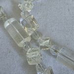 Vintage Artisan Crystal Glass Bead Necklace and Earrings Set Photo 2