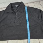 Area Stars Waffle Knit Long Sleeve Crop Top in Black L‎ NWT Size L Photo 3