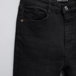ZARA Faded Black Vintage Warm Skinny Jeggings Jeans Photo 5
