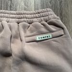 Comfrt Women's Beige Jogger Athletic Pants Tan Photo 4