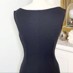 Classiques Entier Black Sheath Dress with Side Zipper Size 4 Photo 6