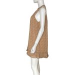 Lush Clothing LUSH Caramel Mustard Floral Sleeveless Mini Dress Women’s Sz M Photo 1