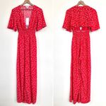 Finders Keepers  Frida Floral Jumpsuit Red Sz XXS NWT Photo 2