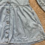 American Eagle  Outfitters Blue Denim Buttoned A-Line Dress Photo 1