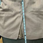 Loft Beige Virgin Wool Blazer with button closure and shoulder pads size 6 Photo 6