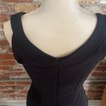 Vintage Santa Fe Little Black Dress Sleeveless Size 8 Photo 4