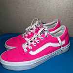 Vans Era Neon Pink Low Top Lace Up Canvas Sneakers Photo 2