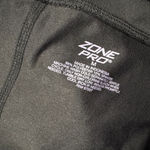 Zone Pro  Cage Hem Leggings Activewear Women's Size Medium Solid Black w/ Spandex Photo 3