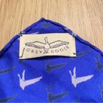 Grey Goose 100% Silk Scarf Royal Blue w/ Goose Print Photo 2