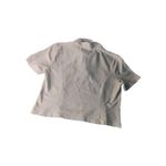 Outdoor Voices  White Preppy Crop Active Gym Sporty Logo Polo Medium Photo 7