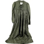 Oscar de la Renta VTG  for Appel Maxi Dress Button Front Union Made Small Green Photo 0