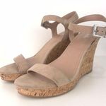 Charles David  Faux Suede Cork Wedges Size 10 Photo 0