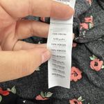 Nobody's Child Dress Womens 8 Black Red Floral Midi Long Sleeve Poppy Print Photo 6